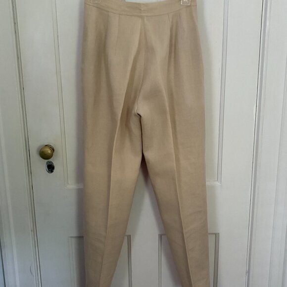 Ann Tijuan for Kenar etc. 100% Linen, Beige Pants, Size 4. NWOT - Picture 6 of 6